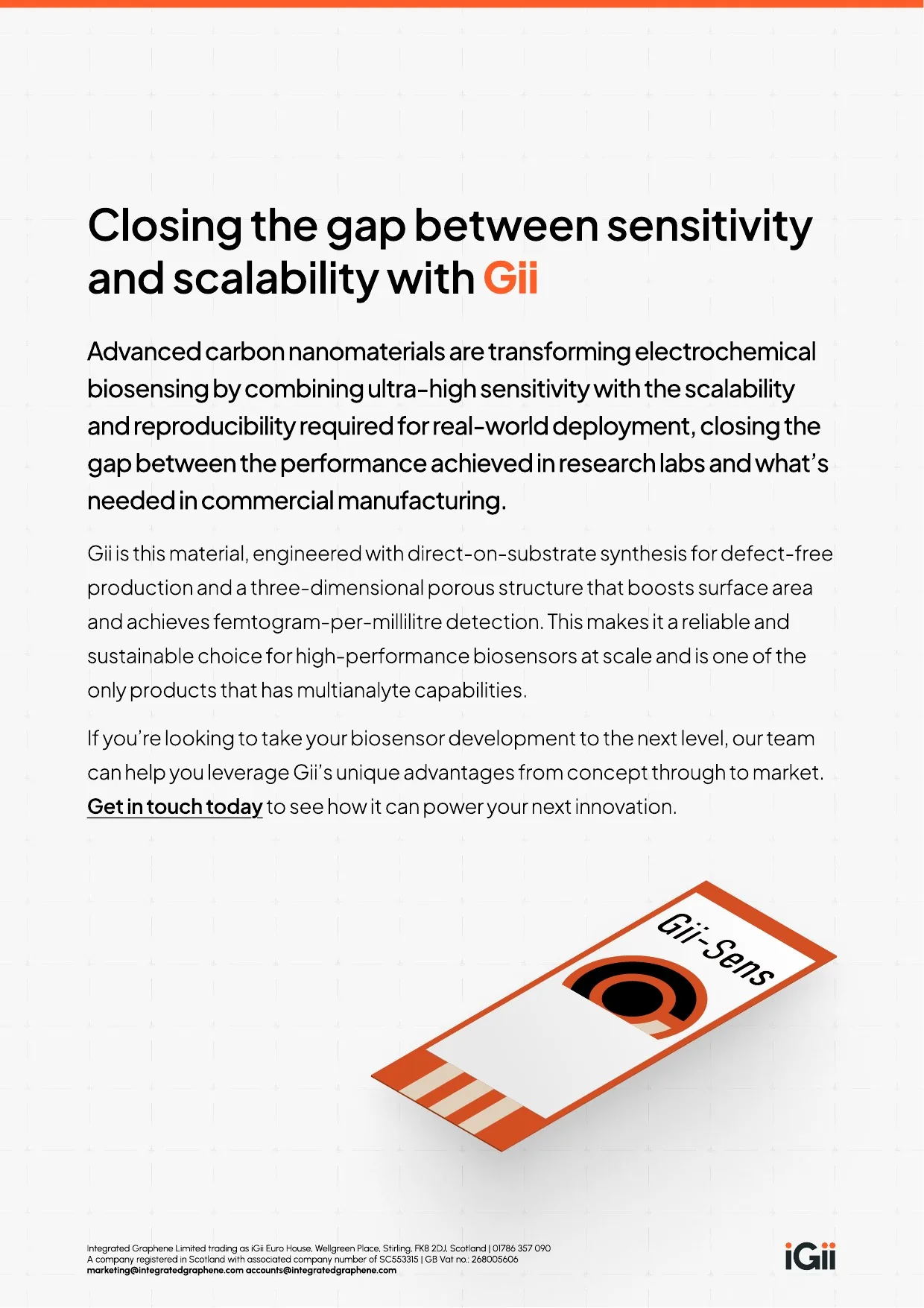 Drive Higher Sensitivity in Electrochemical Biosensors — page 6 of 7